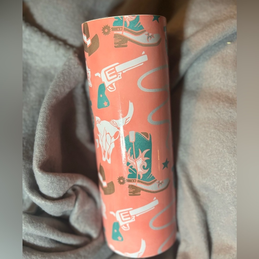 Western 20oz Stainless Steel tumbler, good condition